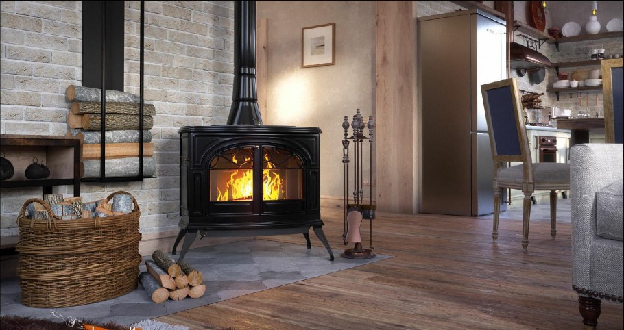 Дровяная печь-камин Fireplace Quadro SP Top