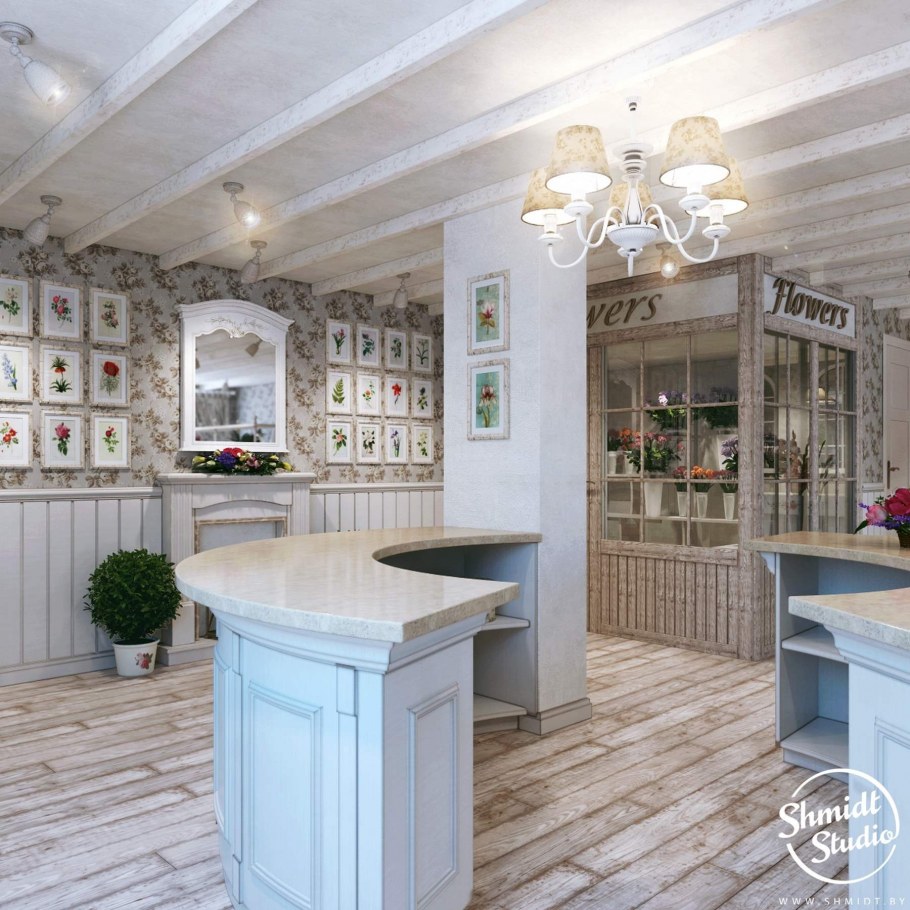 Маникюрный салон в светлых тонах