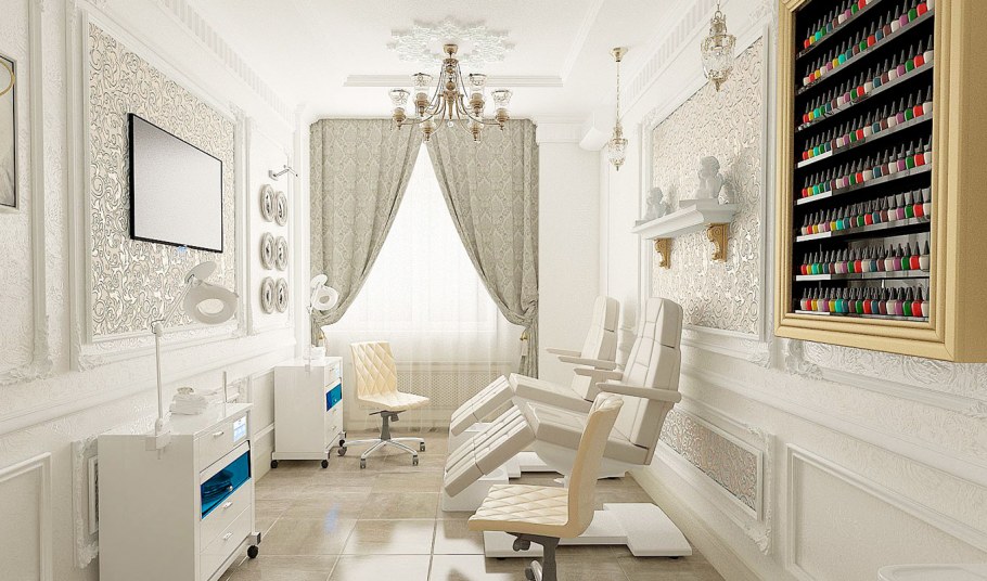 Фотообои для маникюрного кабинета