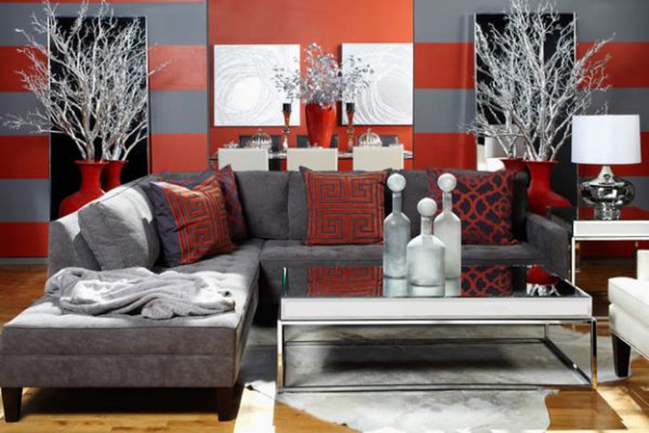 Колор блокинг в интерьере