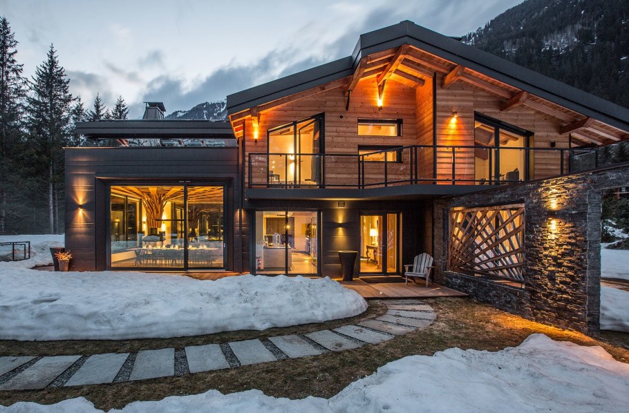 Серое Шале экстерьер