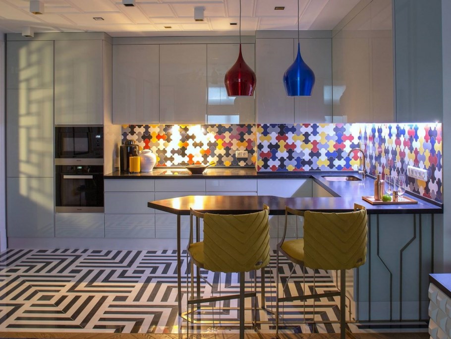 Ванная комната в стиле поп-арт