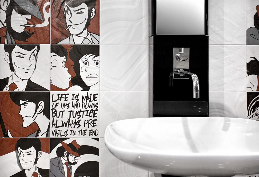 Оригинальный интерьер туалета