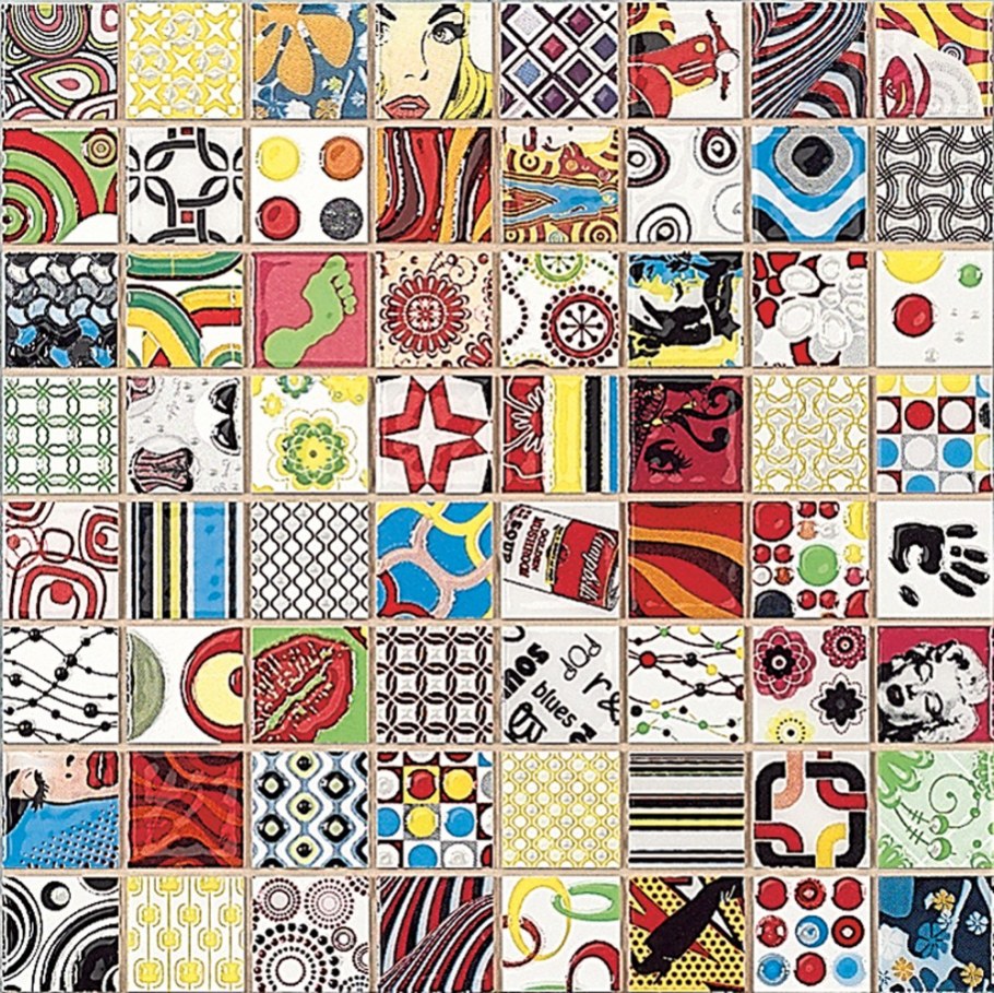 Ванная в стиле поп арт