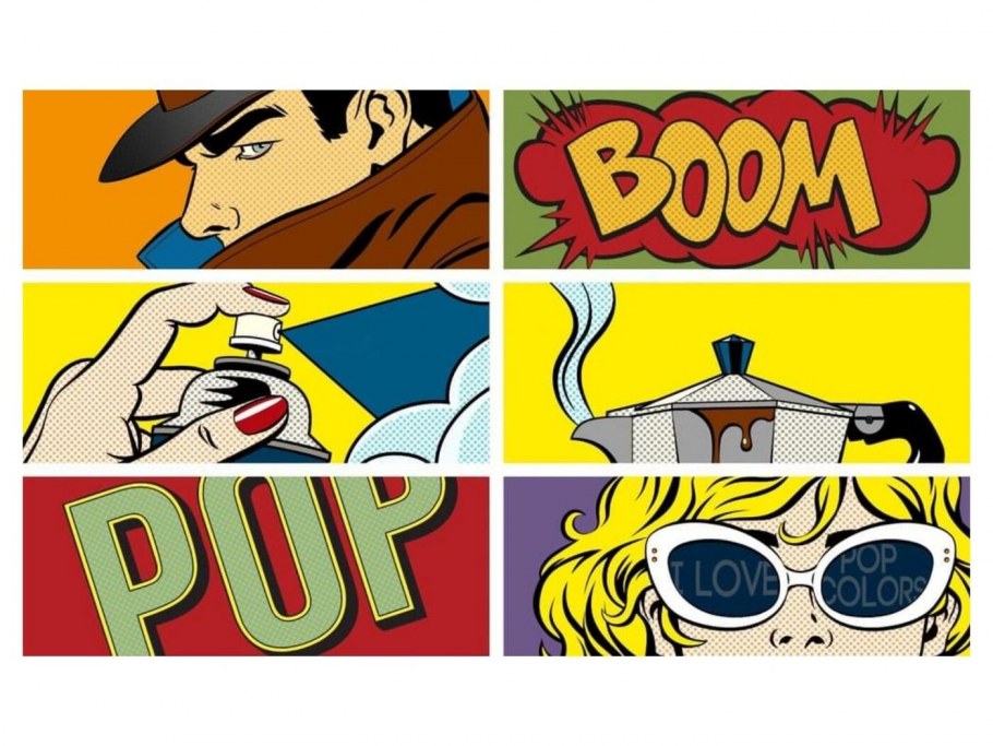 Ванная в стиле поп арт