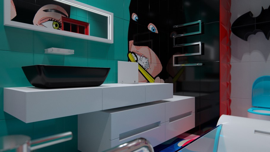 Стиль Нео Мемфис в интерьере