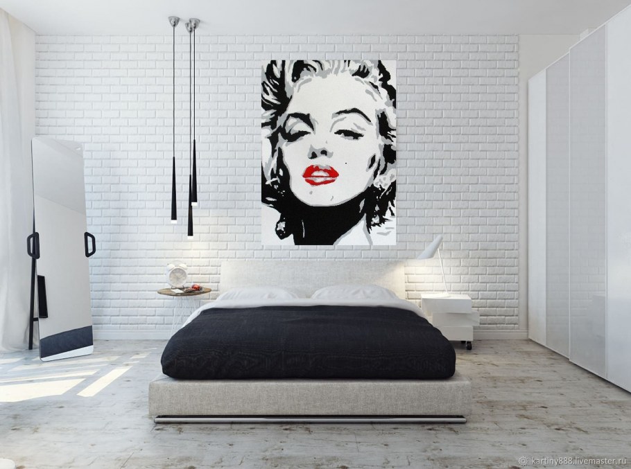 Кухня в стиле поп-арт угловая