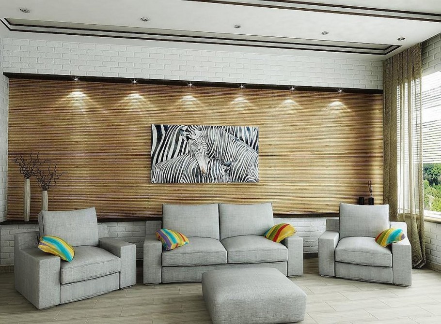 Потолок из бамбука