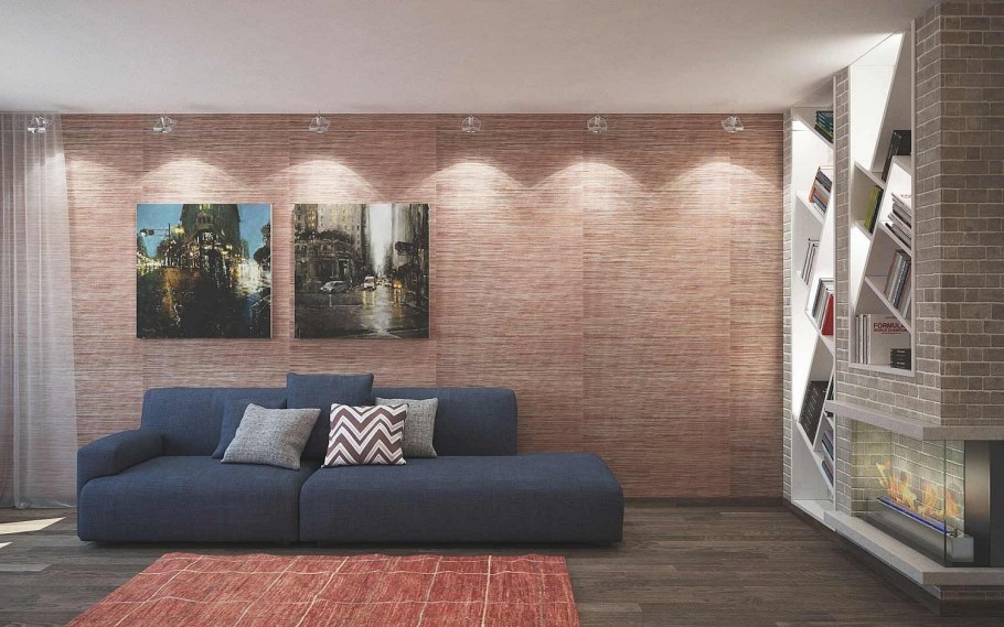 Экостиль в гостиной бамбук