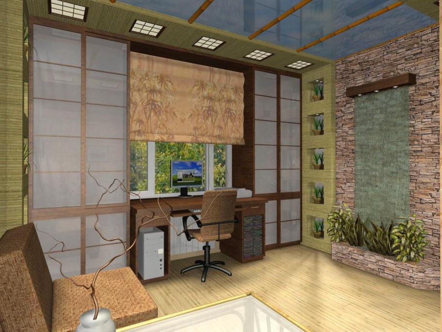 Rustic Wood Decor спальня