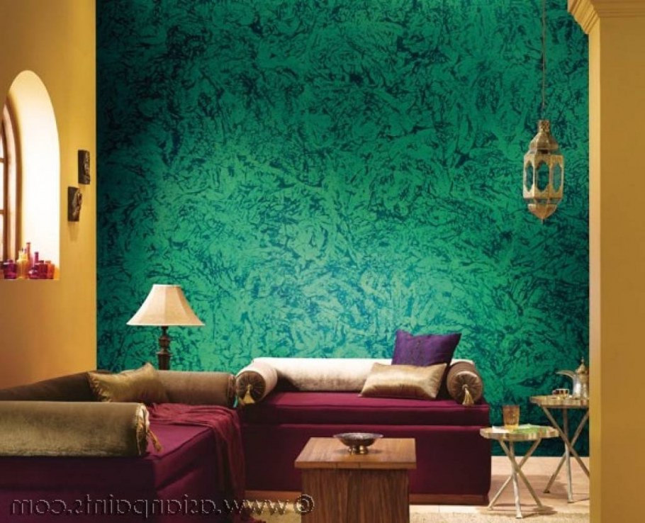 Необычные краски для стен