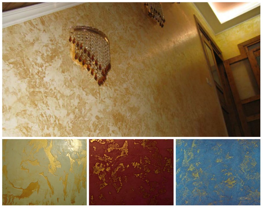 Венецианская штукатурка короед