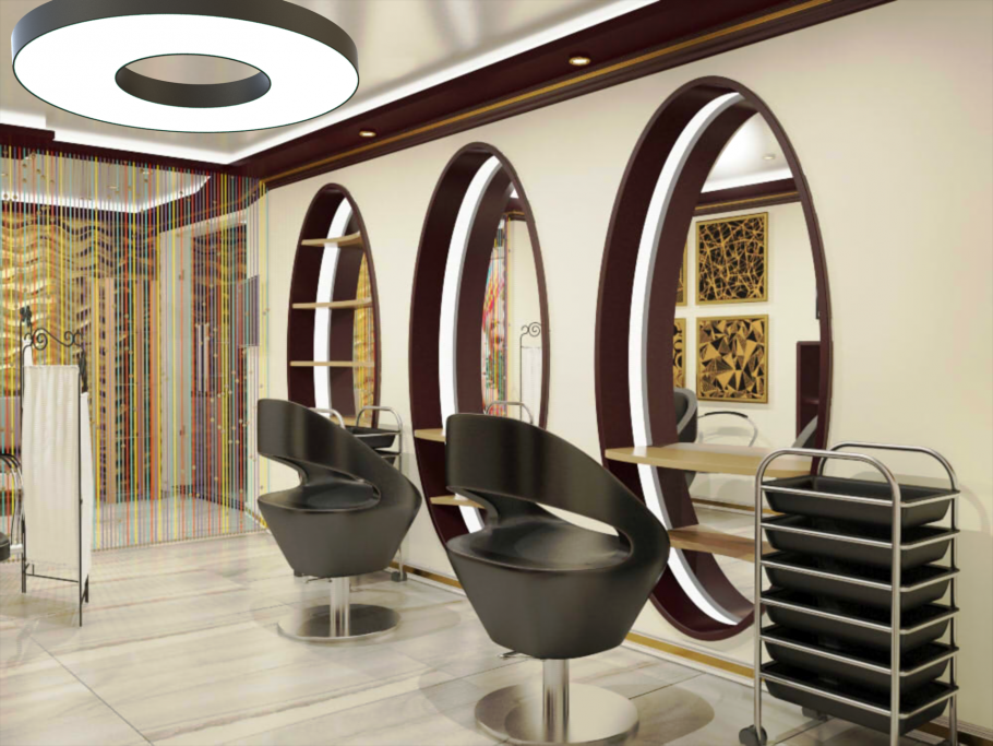 Стильный интерьер парикмахерской