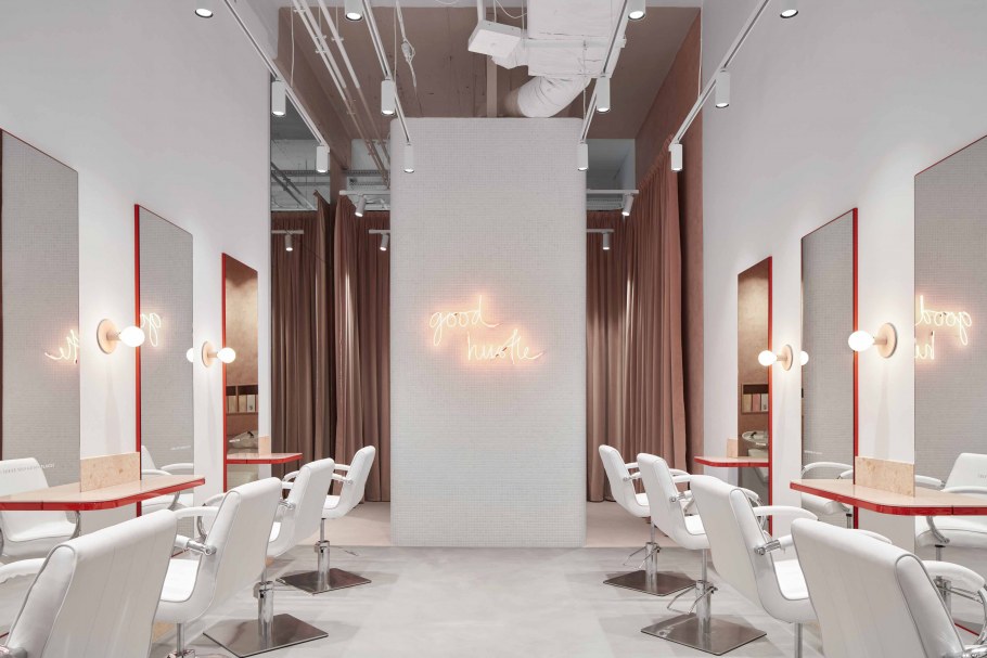 Цвет стен в парикмахерской