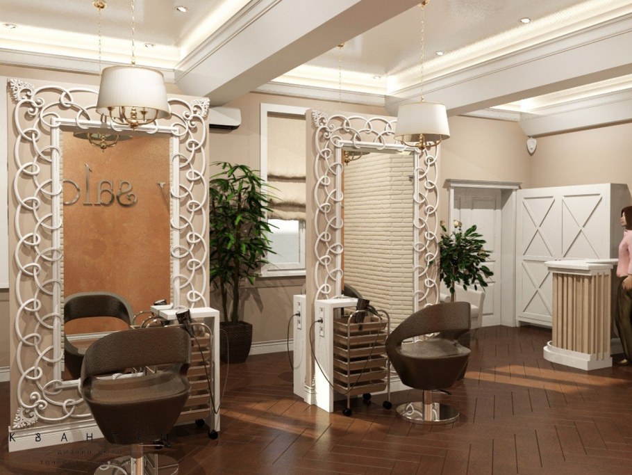 Интерьер студии маникюра