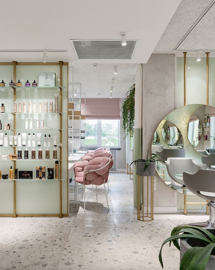 Студия макияжа интерьер