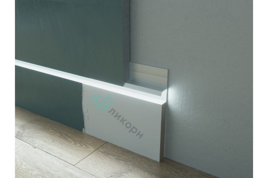 Алюминиевый профиль вместо плинтуса