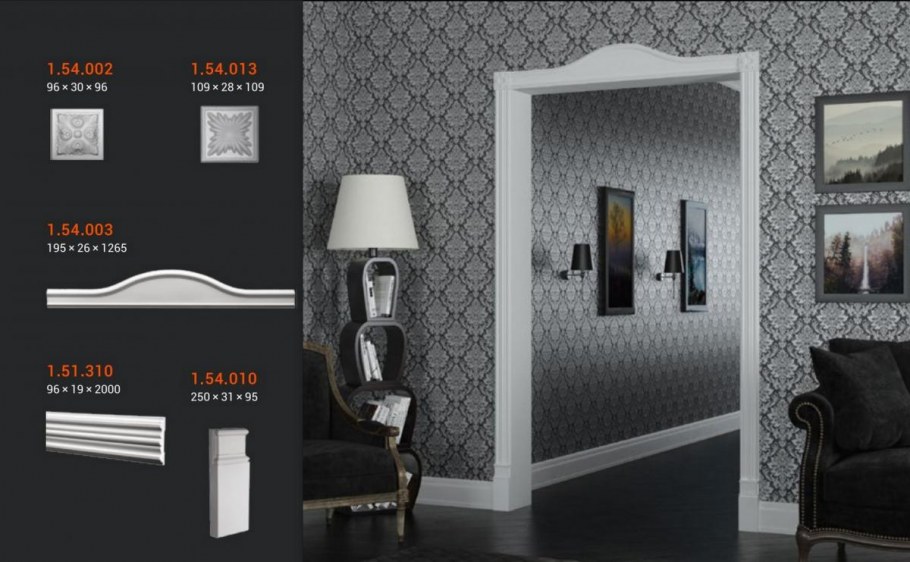 Лепнина для арки в квартире