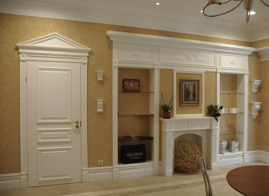 Обрамление проема доборами