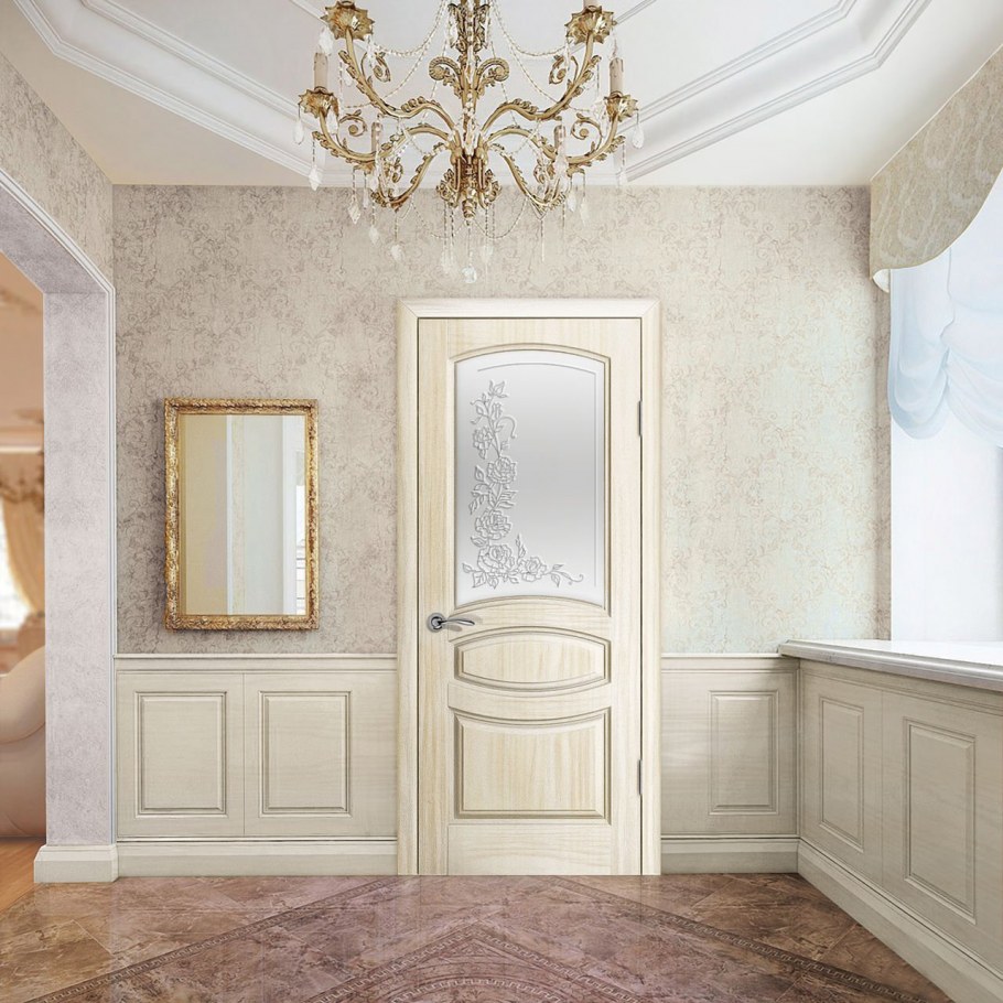 Двери Неоклассика слоновая кость