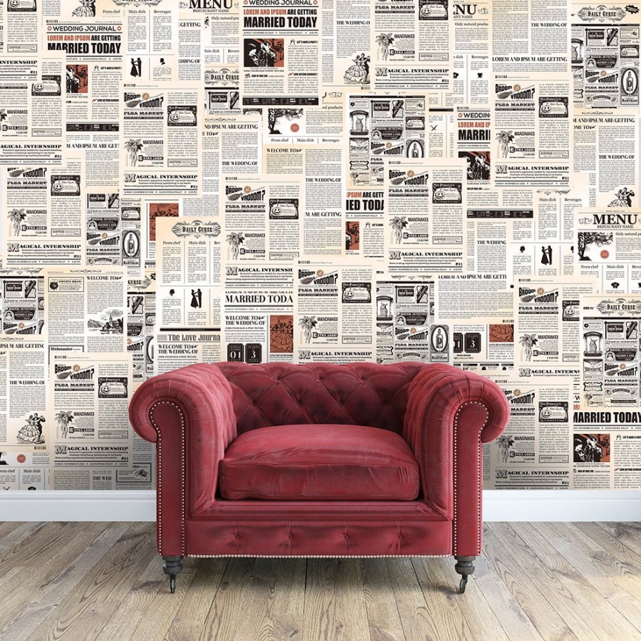 Газетный фон