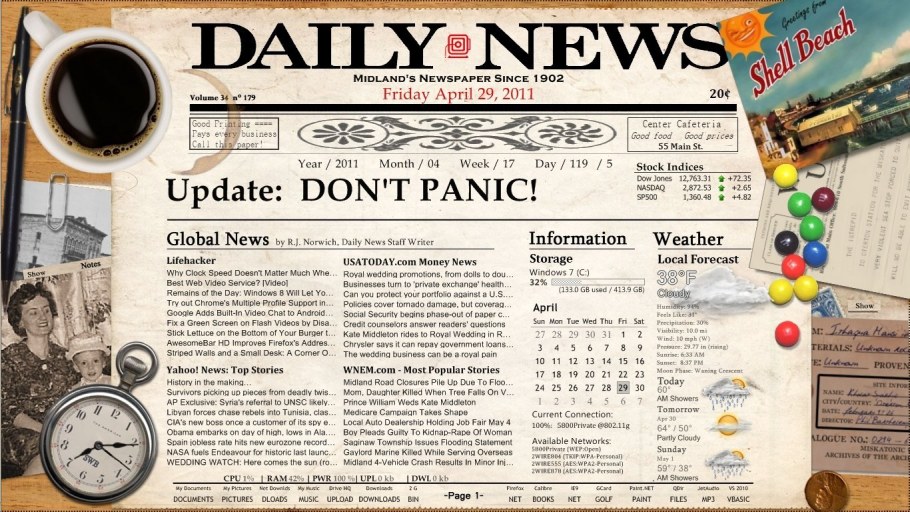 Красивая газета