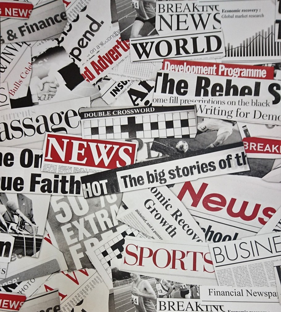 Газетный фон