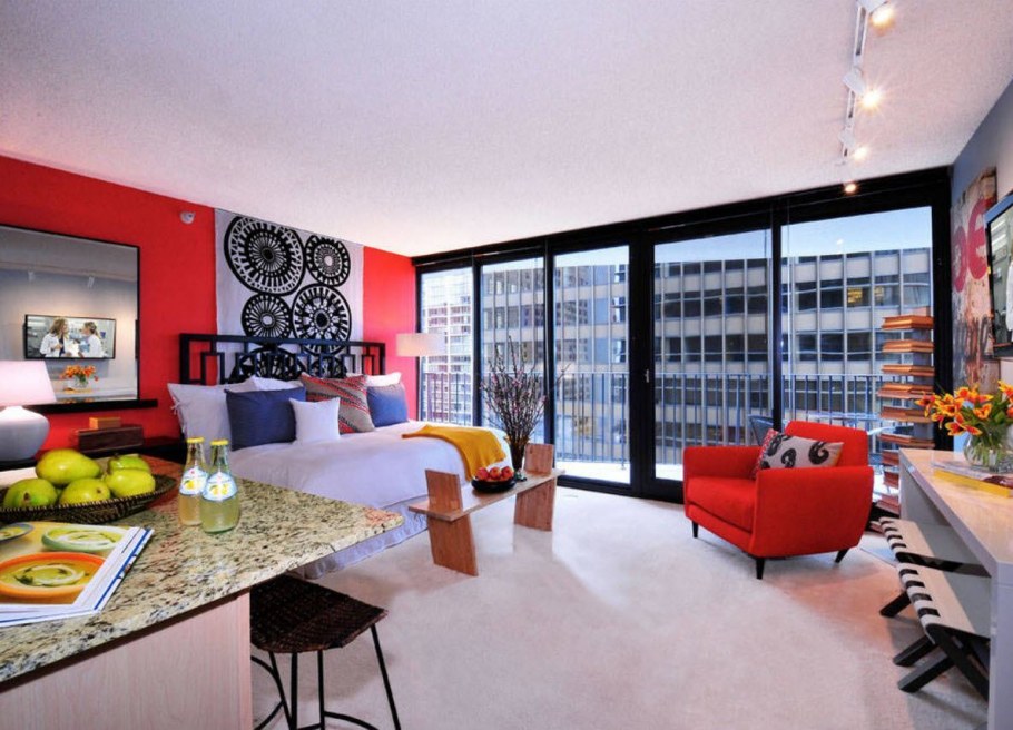 Интерьер гостинной 18кв м