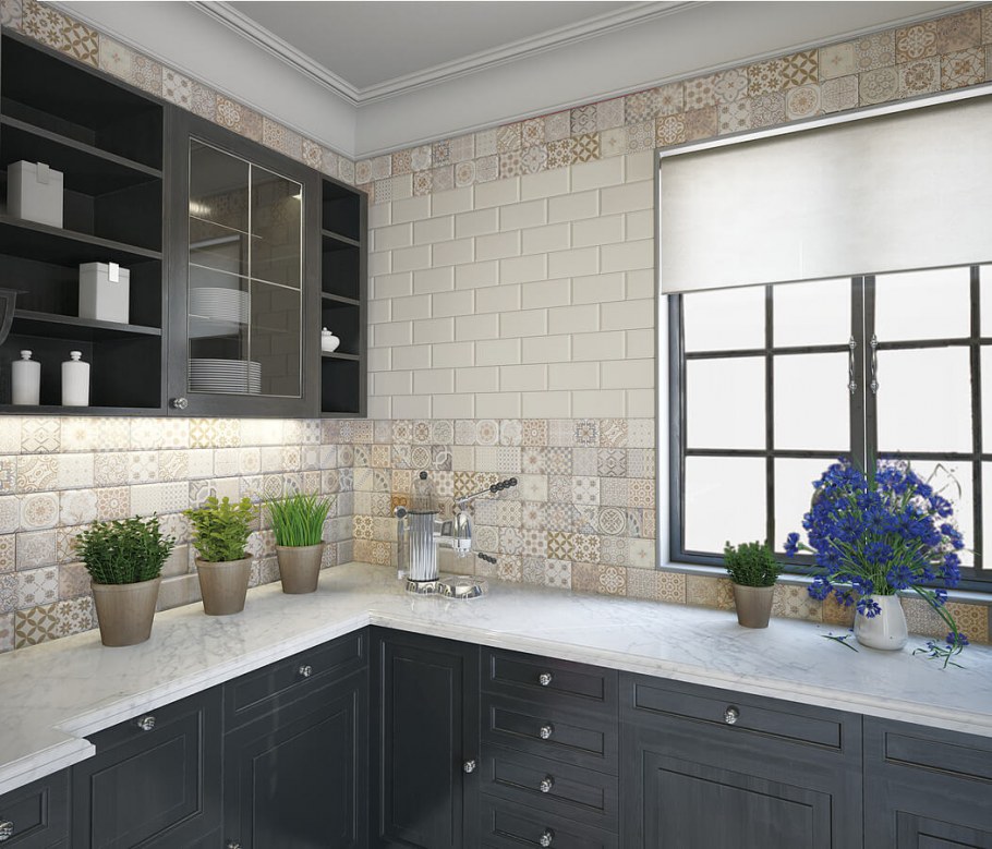 Плитка Monopole Antique на кухне