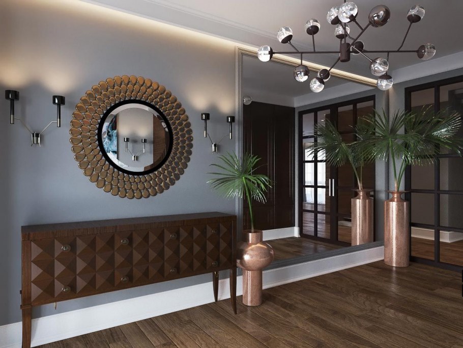 Декор в вазу напольную