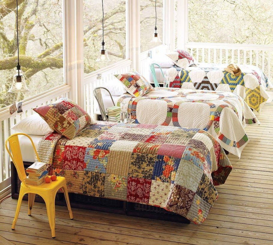 Текстиль в деревенском стиле