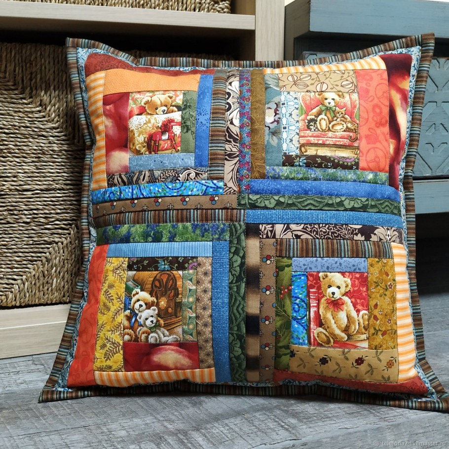 Подушки пэчворк