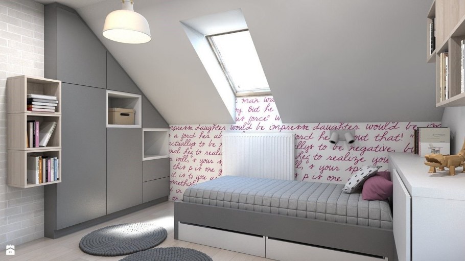 Детская на мансардном этаже