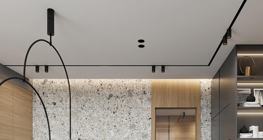 Трековый светильник в ванную комнату