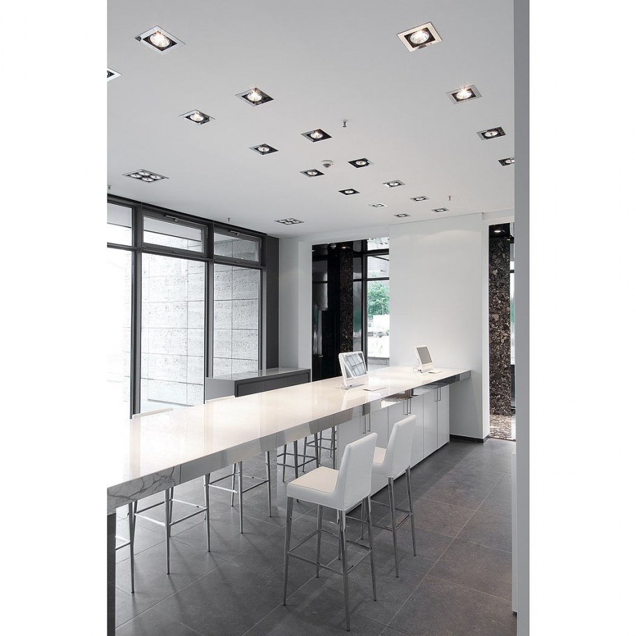 Встроенные светильники в интерьере