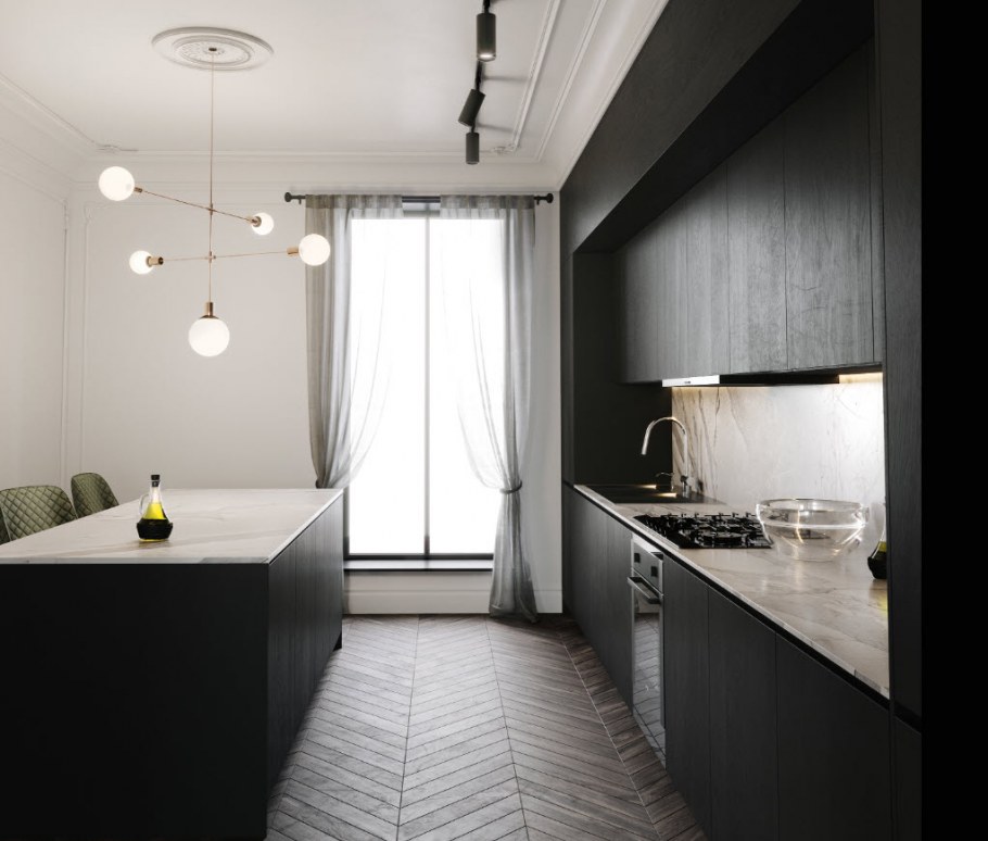 Трековый светильник Spiro в интерьере