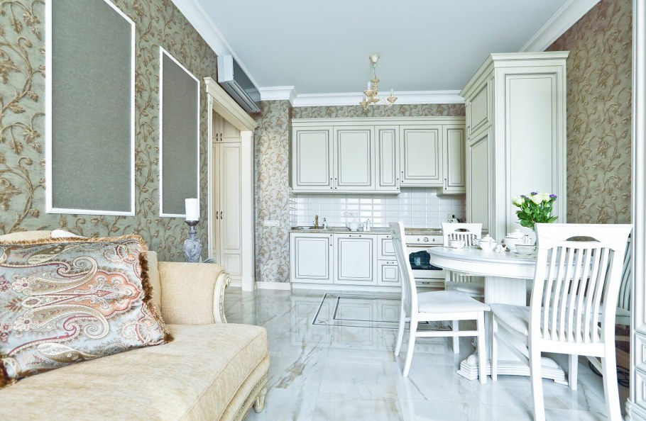 Кондиционер в классическом интерьере