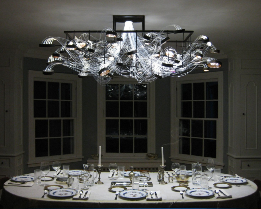 Креативные люстры в интерьере