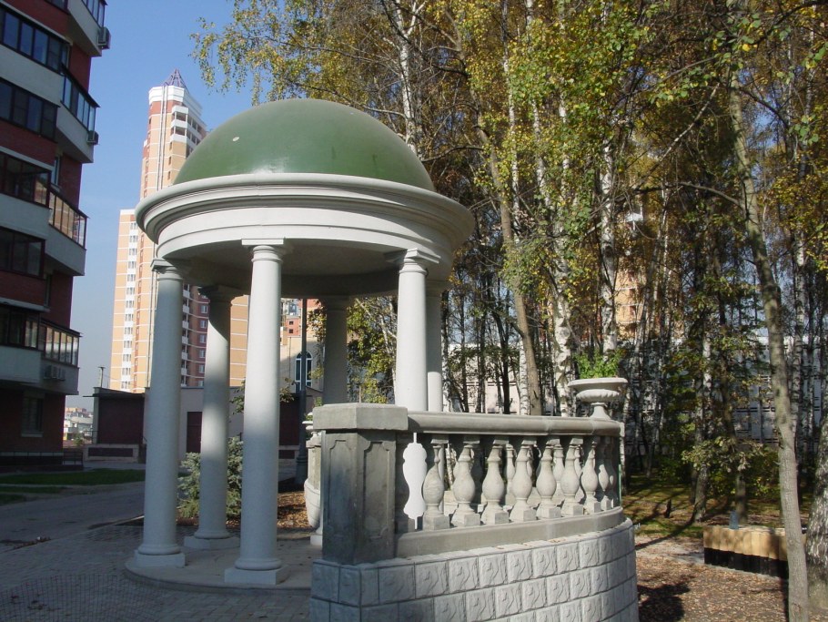 Отделка беседки