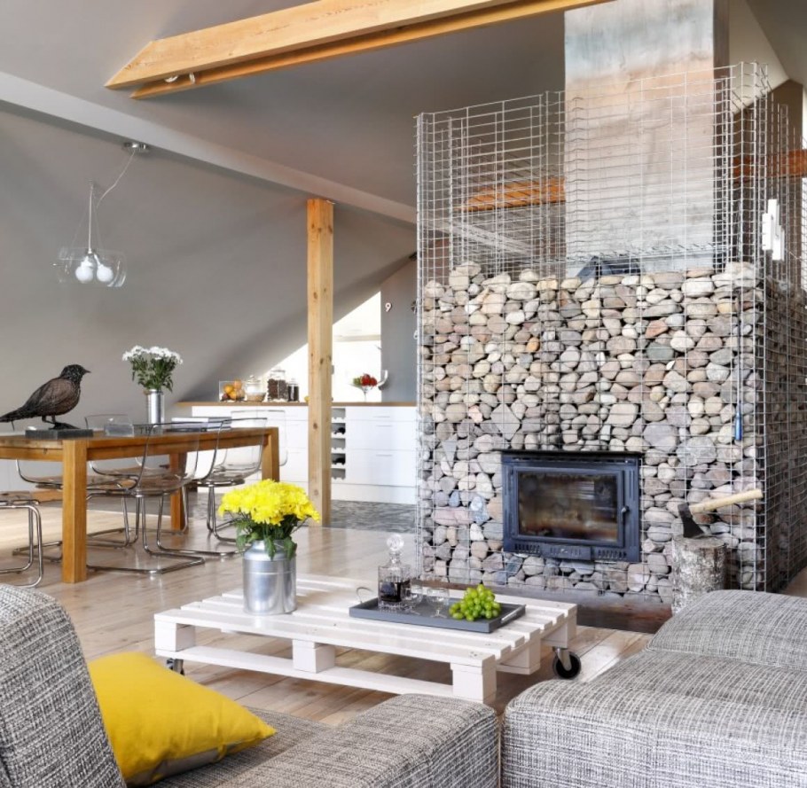 Костровище габион