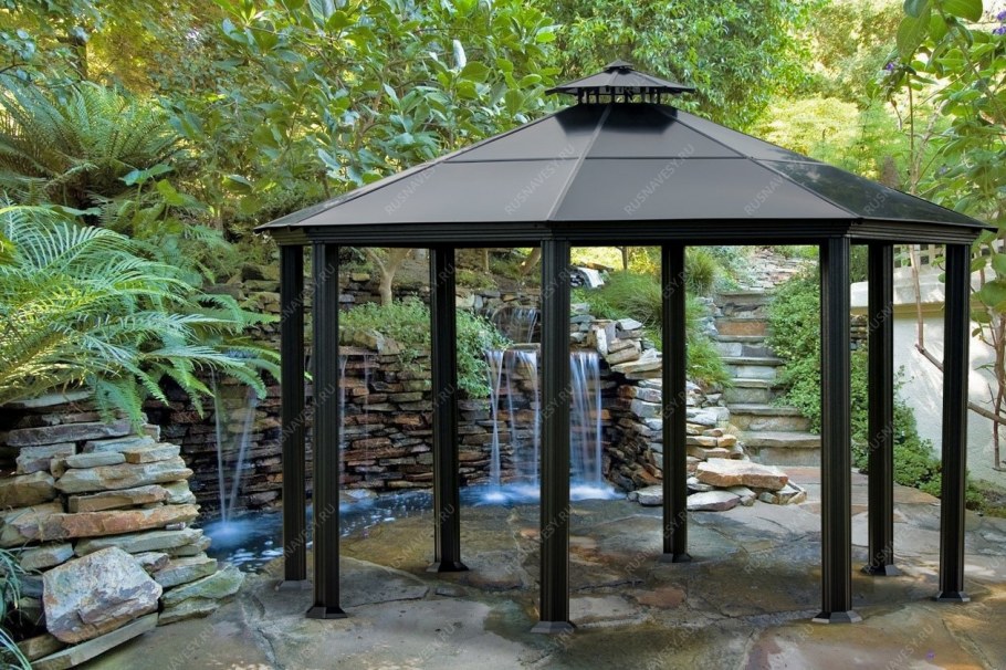 Мангальная зона габионы