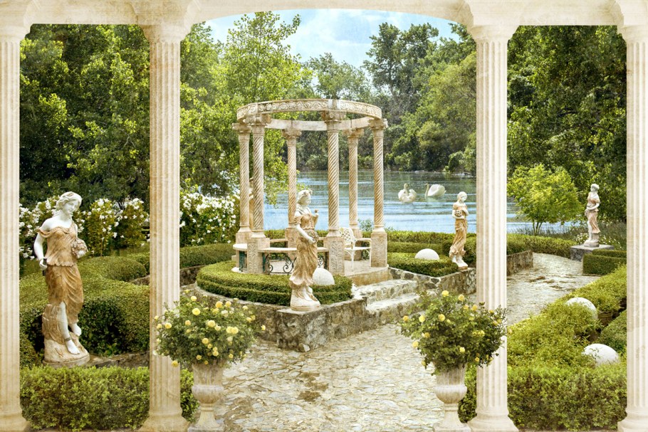 Беседка из металла