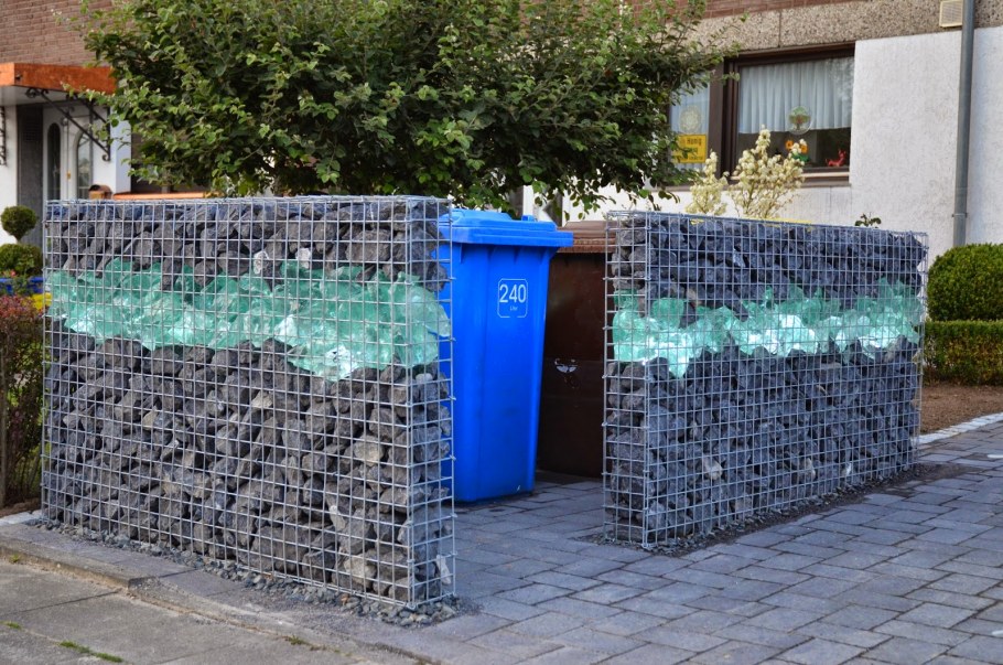 Водопад из габионов