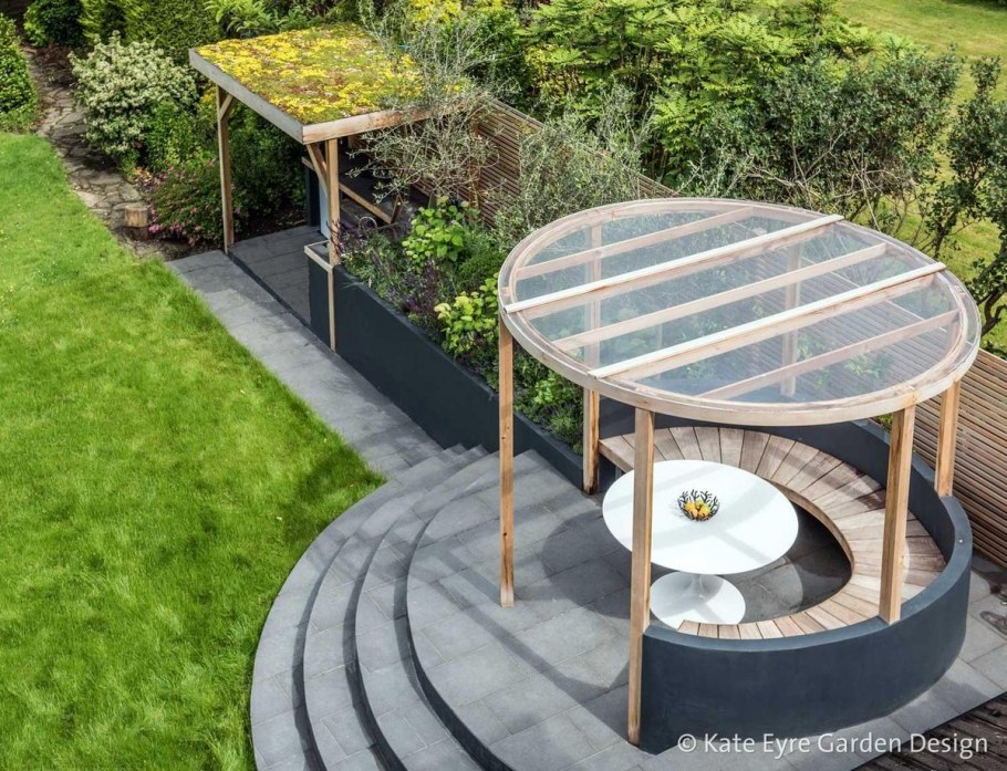 Кострище из габионов