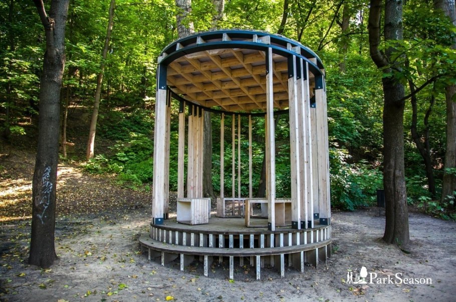 Барная стойка из габионов