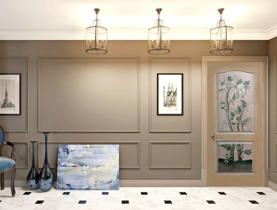 Шпон на пол