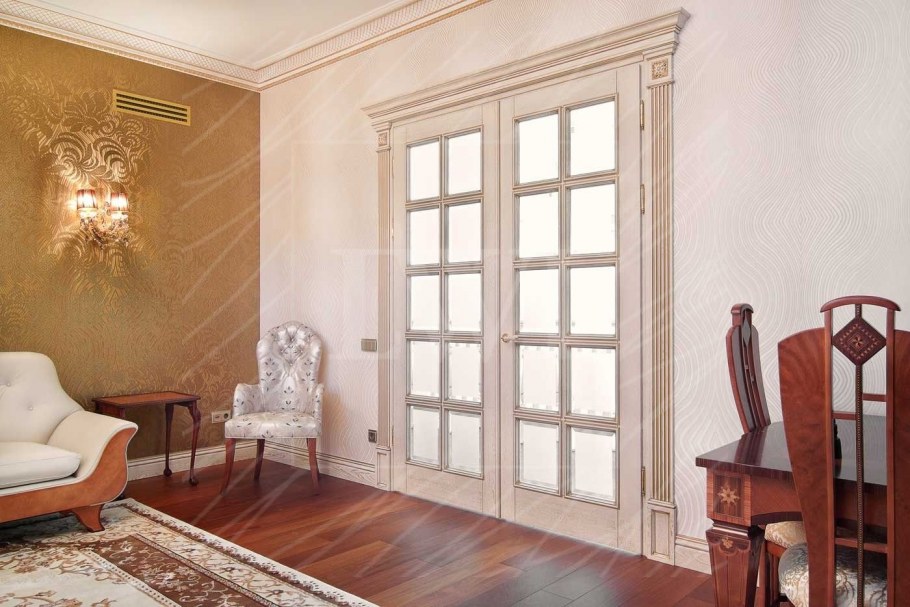 Бордюр на стене в интерьере