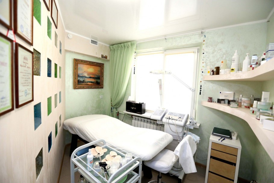 Шторы в косметологическом кабинете