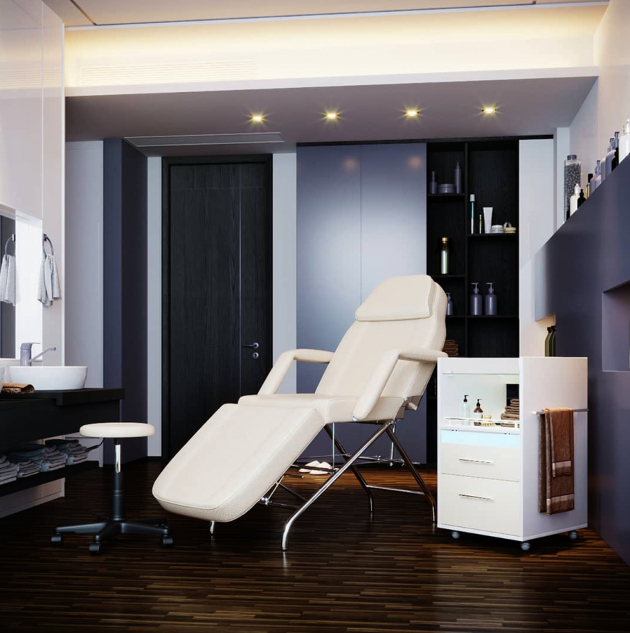 Массажный кабинет в светлых тонах