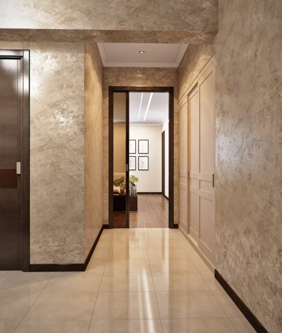 Штукатурка венецианка в коридор